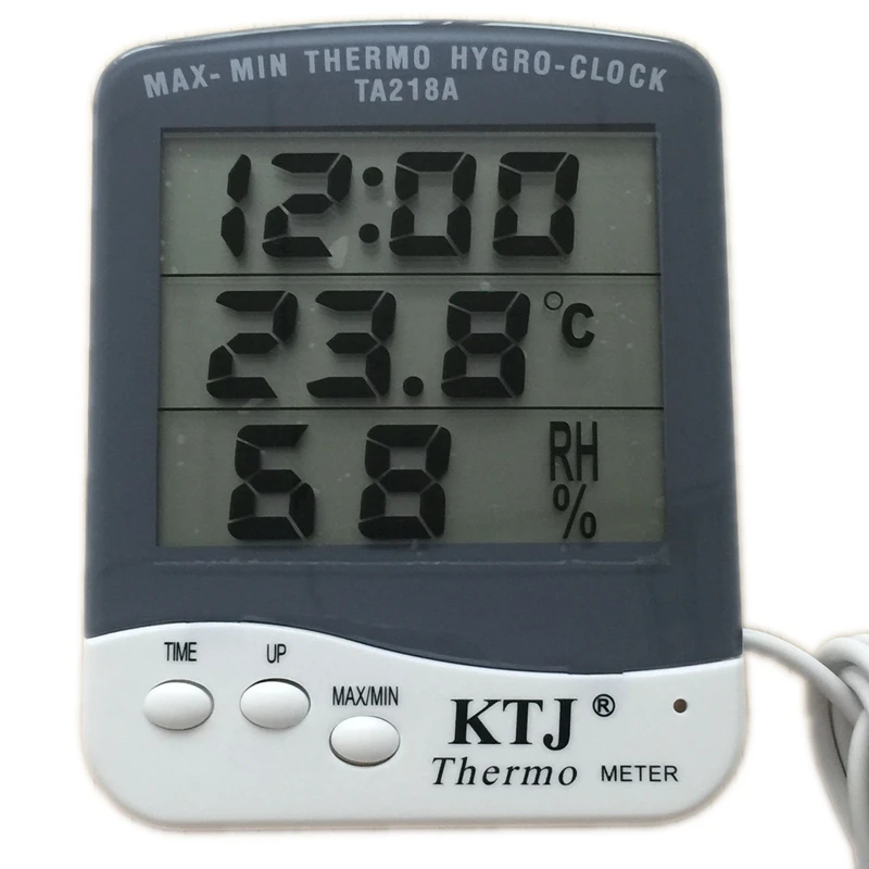 MAX-MIN термогигро часы LCD открытый термометр гигрометр часы метеостанция электронный измеритель температуры и влажности
MAX-MIN термогигро часы LCD открытый термометр гигрометр часы метеостанция электронный измеритель температуры и влажности