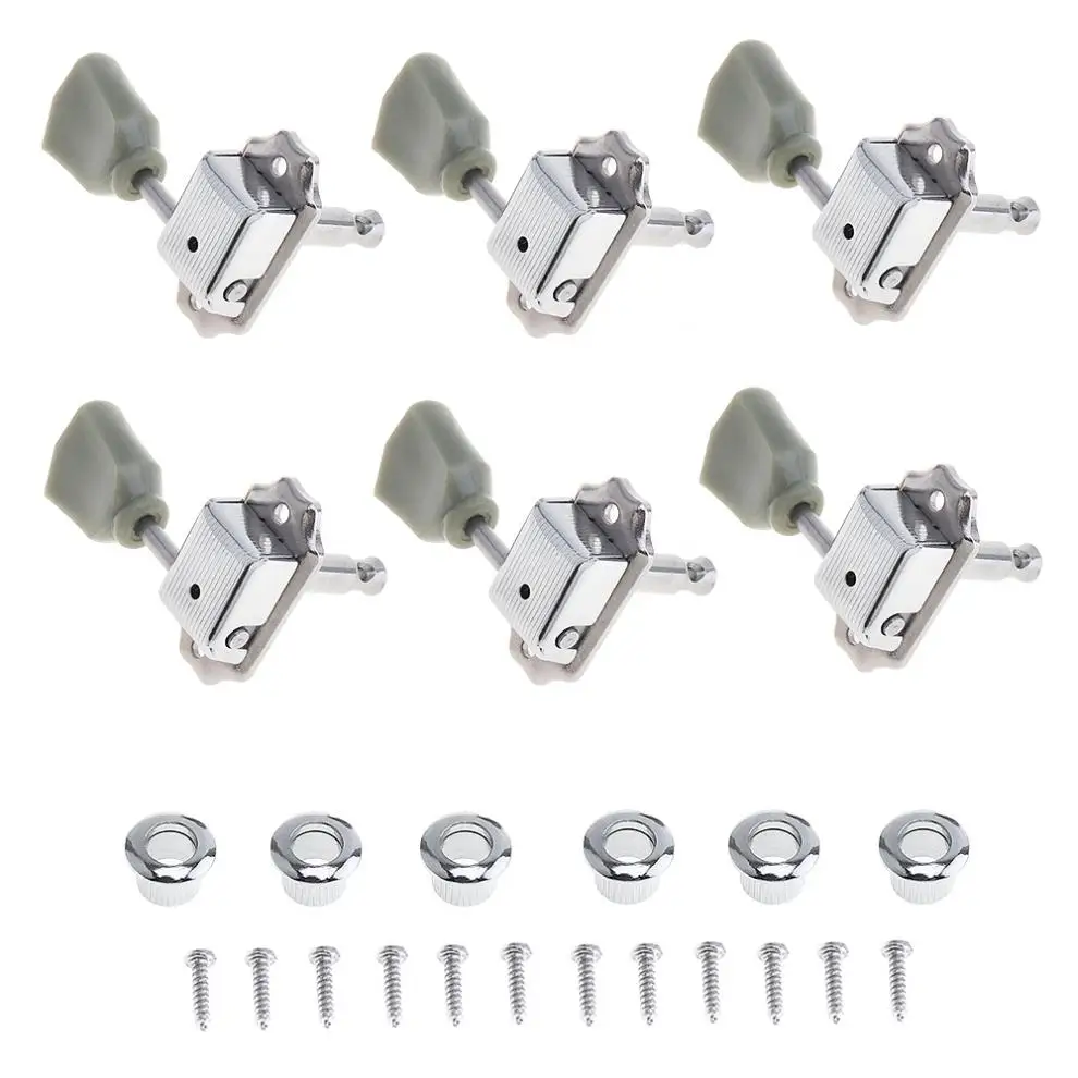 6pcs Retro Acoustic Electric Guitar Tuning Pegs 3R+3L Semi-closed Machine Heads Tuner Fit for Gibson Guitar Parts Accessories
6pcs Retro Acoustic Electric Guitar Tuning Pegs 3R+3L Semi-closed Machine Heads Tuner Fit for Gibson Guitar Parts Accessories