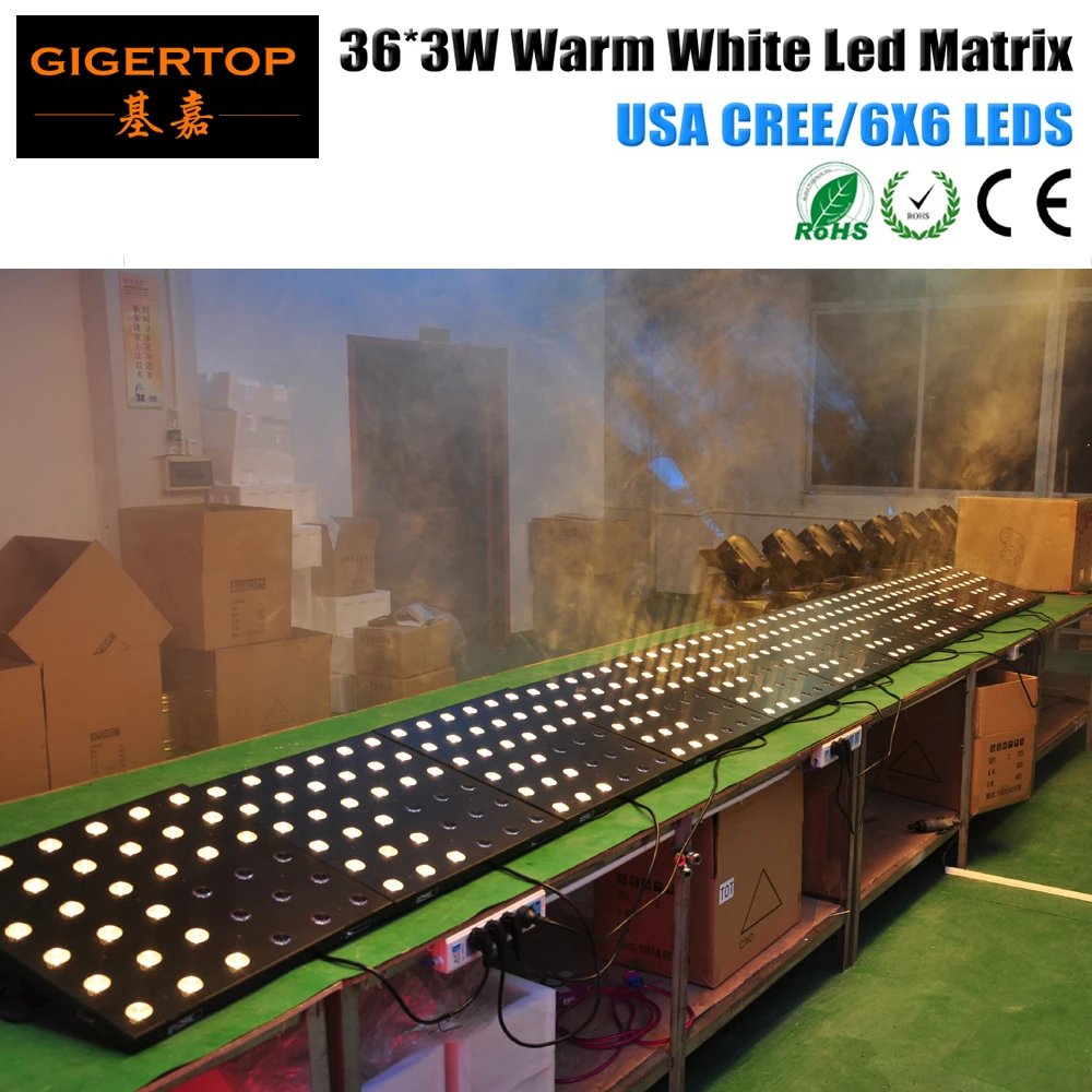 TIPTOP New Warm White Flat Led Matrix Light 6x6 USA COB Lamp DMX Control 17CH/5CH/36CH Linear Dimmer Pattern/Number Beam Show
TIPTOP New Warm White Flat Led Matrix Light 6x6 USA COB Lamp DMX Control 17CH/5CH/36CH Linear Dimmer Pattern/Number Beam Show