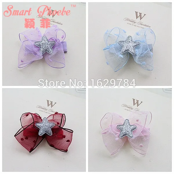 Boutique 30pcs Fashion Cute Seersucker Hair Bow Glitter Star Hairpins Kawaii Solid Gauze Bowknot Hair Clips Headwear
Boutique 30pcs Fashion Cute Seersucker Hair Bow Glitter Star Hairpins Kawaii Solid Gauze Bowknot Hair Clips Headwear
