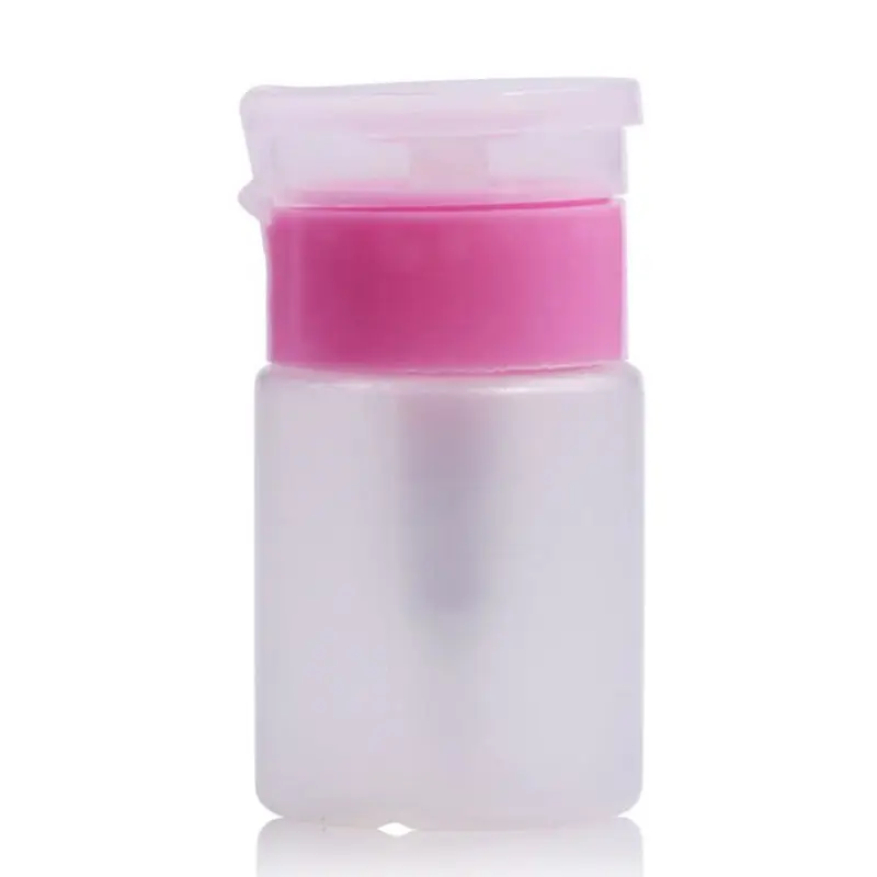 60ML Pink Empty Pump Liquid Alcohol Press Nail Polish Remover Cleaner Bottle Dispenser Make Up Refillable Container F20172106
60ML Pink Empty Pump Liquid Alcohol Press Nail Polish Remover Cleaner Bottle Dispenser Make Up Refillable Container F20172106