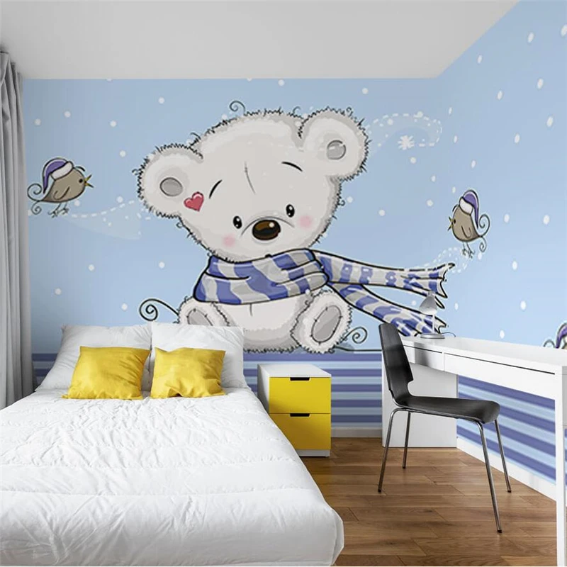 wellyu 3D wallpaper Shy white bear bird children's room full house custom wallpaper papel de parede for living room 3d mural
wellyu 3D wallpaper Shy white bear bird children's room full house custom wallpaper papel de parede for living room 3d mural