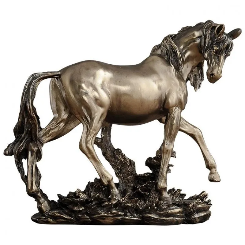 EUROPEAN STYLE FINE HORSE STATUE ABSTRACT ANIMAL FIGURINE BRONZE HORSE ART SCULPTURE RESIN CRAFTS HOME DECOR ORNAMENT R1370
EUROPEAN STYLE FINE HORSE STATUE ABSTRACT ANIMAL FIGURINE BRONZE HORSE ART SCULPTURE RESIN CRAFTS HOME DECOR ORNAMENT R1370