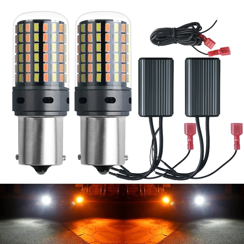 100PC SCanbus LED P21W PY21W BA15S BAU15S T20 7440 W21W 3156 3014 120LED Dual Mode Daytime Running Light Turn Signal Light DC12V
100PC SCanbus LED P21W PY21W BA15S BAU15S T20 7440 W21W 3156 3014 120LED Dual Mode Daytime Running Light Turn Signal Light DC12V