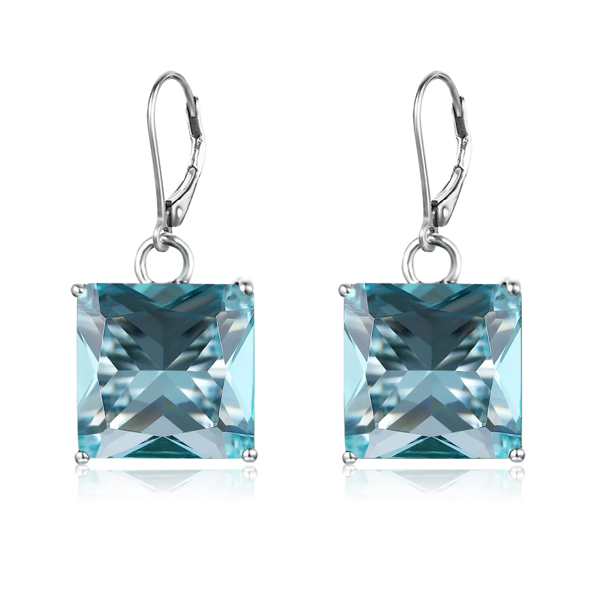 Szjinao Top Quality Aquamarine Earring 925 Sterling Silver Women's Earrings Blue Elegant Birthday Party Gift Female Fine Jewelry
Szjinao Top Quality Aquamarine Earring 925 Sterling Silver Women's Earrings Blue Elegant Birthday Party Gift Female Fine Jewelry