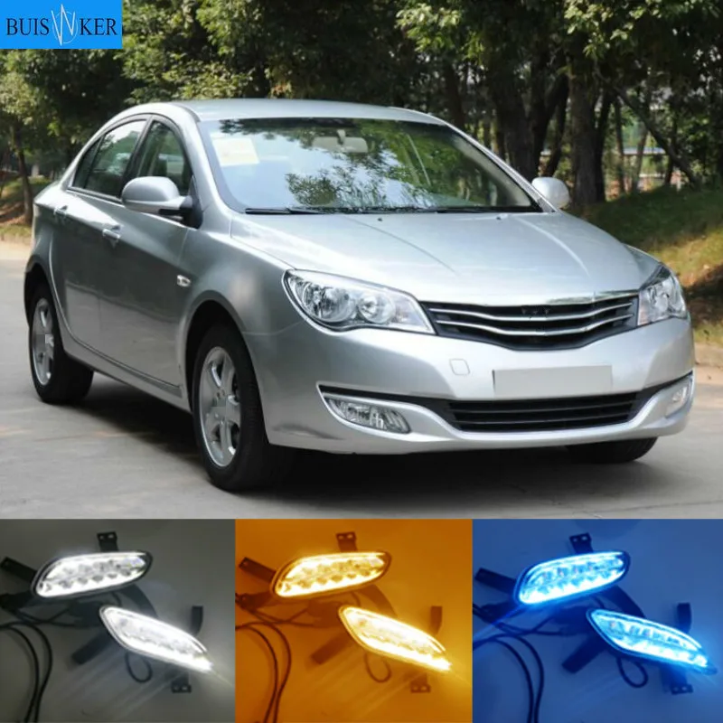 LED Daytime Running Lights DRL Fog Lamp with Yellow Turn Signal Lamp For Roewe 350 2011-2016
LED Daytime Running Lights DRL Fog Lamp with Yellow Turn Signal Lamp For Roewe 350 2011-2016