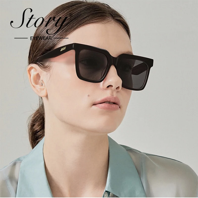 Story Fashion Square Sunglasses Women 2020 Brand Design Vintage Matte Clear Frame Oversized Sun Glasses Gafas De Sol Mujer 77142
Story Fashion Square Sunglasses Women 2020 Brand Design Vintage Matte Clear Frame Oversized Sun Glasses Gafas De Sol Mujer 77142