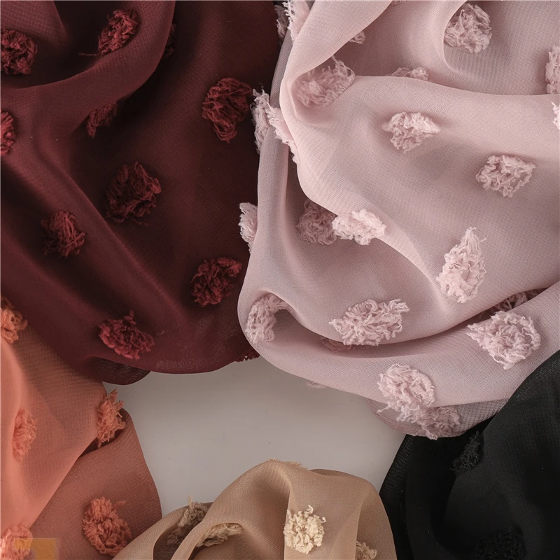 Hot sale plain bubble chiffon with dot solid shawls headband beach hijab summer muslim wraps scarf 10pcs
Hot sale plain bubble chiffon with dot solid shawls headband beach hijab summer muslim wraps scarf 10pcs