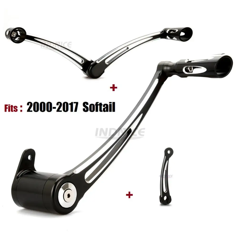 Black Brake shifter shaft levers for harley softail 00-17 Fat Boy FLSTF shifter peg Heritage Deluxe slim heel toe shifter levers
Black Brake shifter shaft levers for harley softail 00-17 Fat Boy FLSTF shifter peg Heritage Deluxe slim heel toe shifter levers