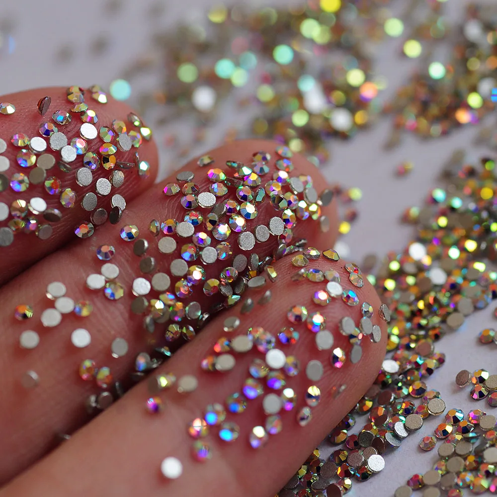 Crystal AB Non Hotfix Glass Rhinestones 3D Nail Art Decorations Shiny Diamond Round Glue On Ornament Stones For Cap Dress
Crystal AB Non Hotfix Glass Rhinestones 3D Nail Art Decorations Shiny Diamond Round Glue On Ornament Stones For Cap Dress