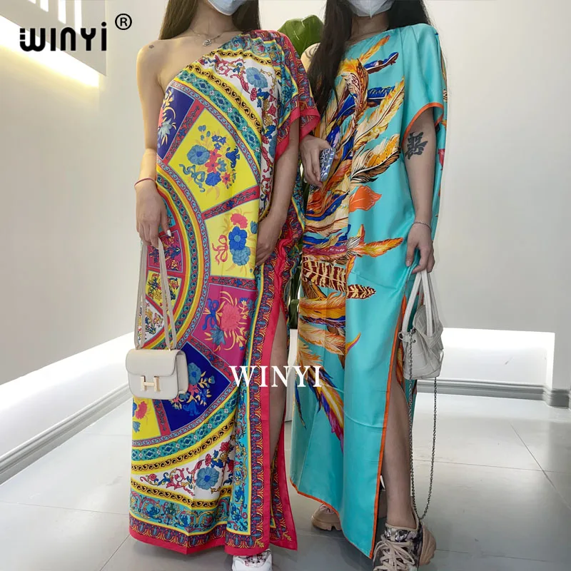 2021 WINYI Printed women's dress fashion design diagonal shoulder loose dress Maxi long dress summer beach party elegant dress
2021 WINYI Printed women's dress fashion design diagonal shoulder loose dress Maxi long dress summer beach party elegant dress