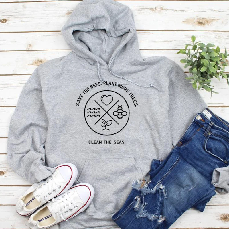 Shirts Plant More Trees Clean The Seas Women Hoodies Pullover Tops Sweatshirt Earth Nature Vegan
Shirts Plant More Trees Clean The Seas Women Hoodies Pullover Tops Sweatshirt Earth Nature Vegan