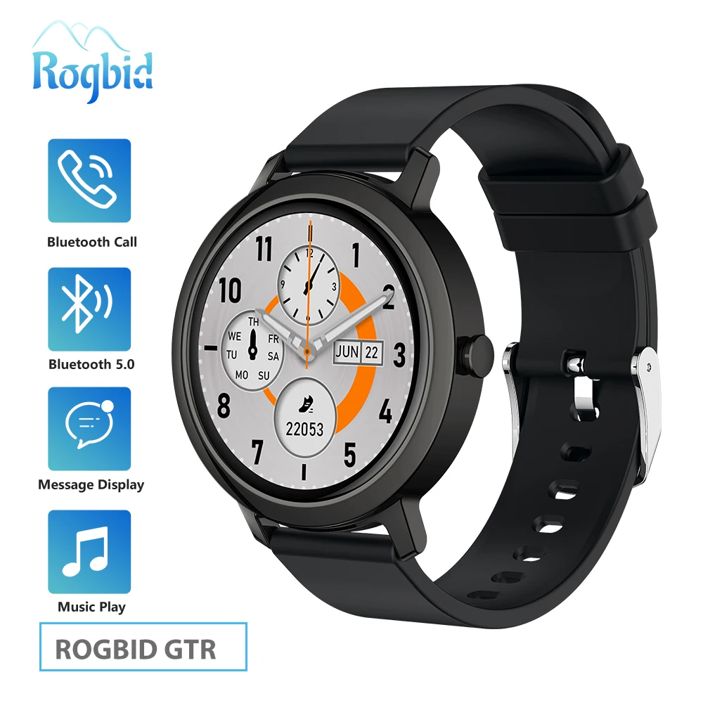 Rogbid GTR Smartwatch 2020 Bluetooth Call Music Play TWS Metal Smart Watch Waterproof IOS Android Global Version Clock Men Women
Rogbid GTR Smartwatch 2020 Bluetooth Call Music Play TWS Metal Smart Watch Waterproof IOS Android Global Version Clock Men Women