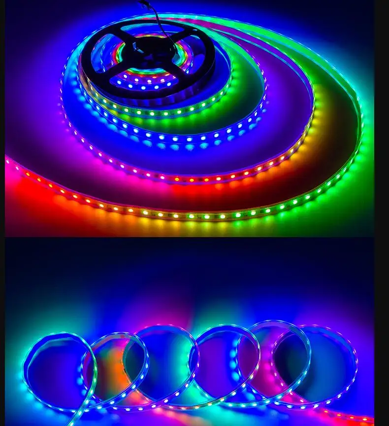 12VLED light with 24V programming music running horse running light chase color magic color W2811 dazzle color full color light
12VLED light with 24V programming music running horse running light chase color magic color W2811 dazzle color full color light