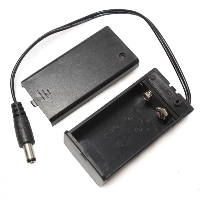 30pcs/lot MasterFire Plastic 1 X 9V PP3 Battery Holder Storage Box Black Shell Case with ON/OFF Switch DC 2.1mm Plug Cover
30pcs/lot MasterFire Plastic 1 X 9V PP3 Battery Holder Storage Box Black Shell Case with ON/OFF Switch DC 2.1mm Plug Cover