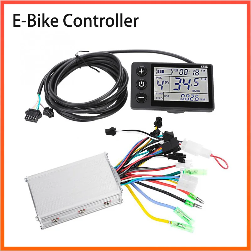 ELectric Bike Scooter Controller 24V/36V/48V 250W/350W with LCD Display Speed for BLDC Motor Scooter E-Bike Accessories
ELectric Bike Scooter Controller 24V/36V/48V 250W/350W with LCD Display Speed for BLDC Motor Scooter E-Bike Accessories