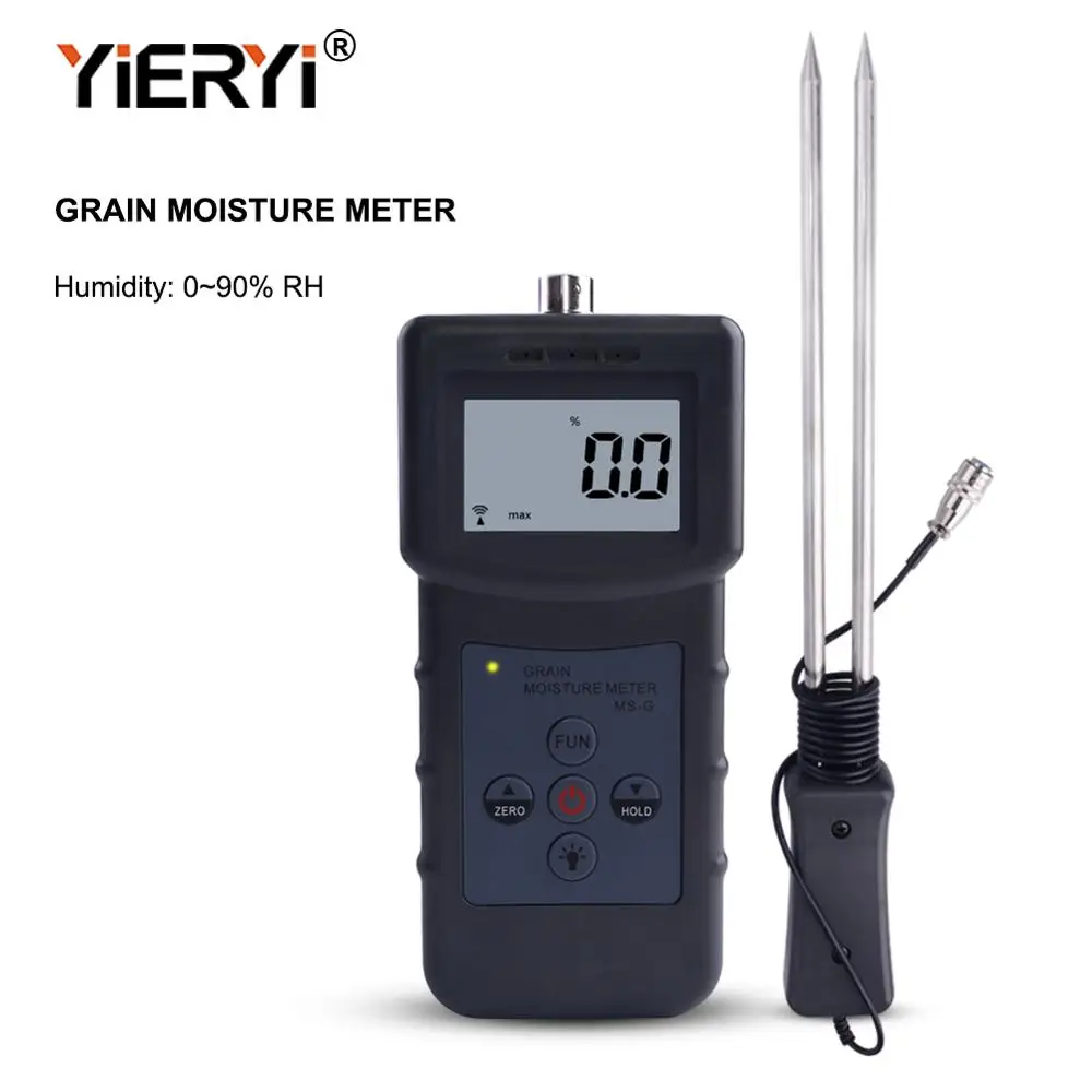 yieryi Grain Moisture Meter Tester For Barley, Corn, Hay, Oats, Rapeseed, Rough Rice, Sorghum, Soybeans, Wheat Flour, Cocoa
yieryi Grain Moisture Meter Tester For Barley, Corn, Hay, Oats, Rapeseed, Rough Rice, Sorghum, Soybeans, Wheat Flour, Cocoa
