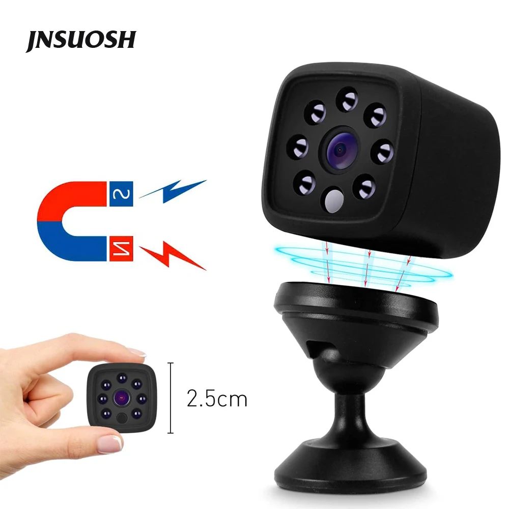 Mini Camera Wifi IP with Motion Sensor 1080P Mini Camera Wifi HD Night Vision for iphone Android Video Security Magnetic Clip
Mini Camera Wifi IP with Motion Sensor 1080P Mini Camera Wifi HD Night Vision for iphone Android Video Security Magnetic Clip