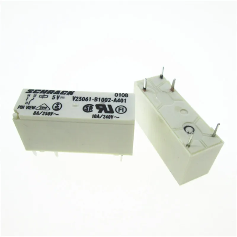 HOT NEW 5V relay V23061-B1002-A401-5VDC V23061-B1002-A401 5VDC DC5V 5V 8A 250VAC DIP5
HOT NEW 5V relay V23061-B1002-A401-5VDC V23061-B1002-A401 5VDC DC5V 5V 8A 250VAC DIP5