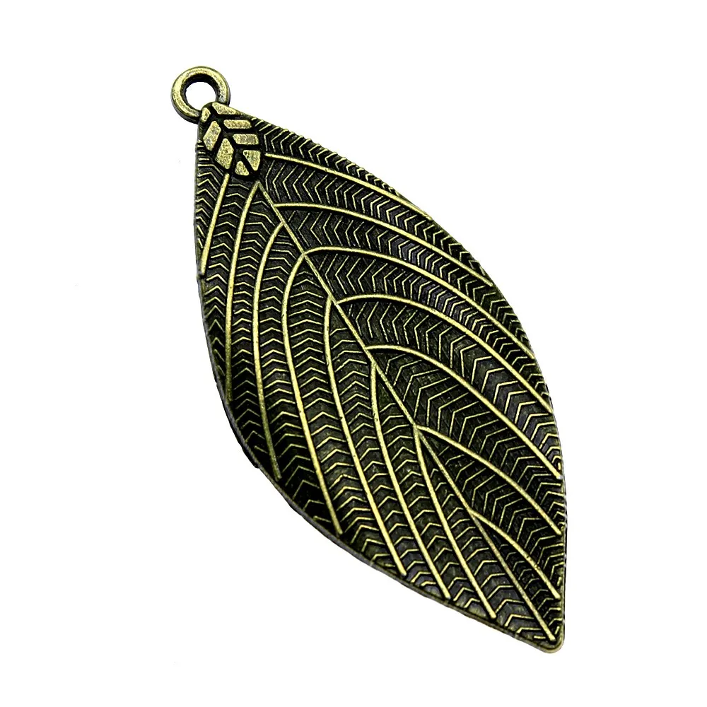 Wholesale 50pcs/bag Charm Leaves 50x22mm Antique Silver Color Antique Bronze Color Leaves Charm For Jewelry Making
Wholesale 50pcs/bag Charm Leaves 50x22mm Antique Silver Color Antique Bronze Color Leaves Charm For Jewelry Making
