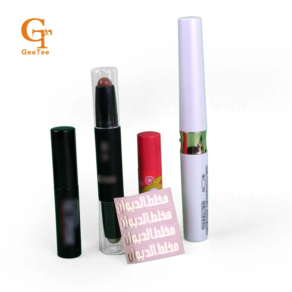Customized company name logo printing makeup lipsticker perfume self adhesive metal stickers labels
Customized company name logo printing makeup lipsticker perfume self adhesive metal stickers labels