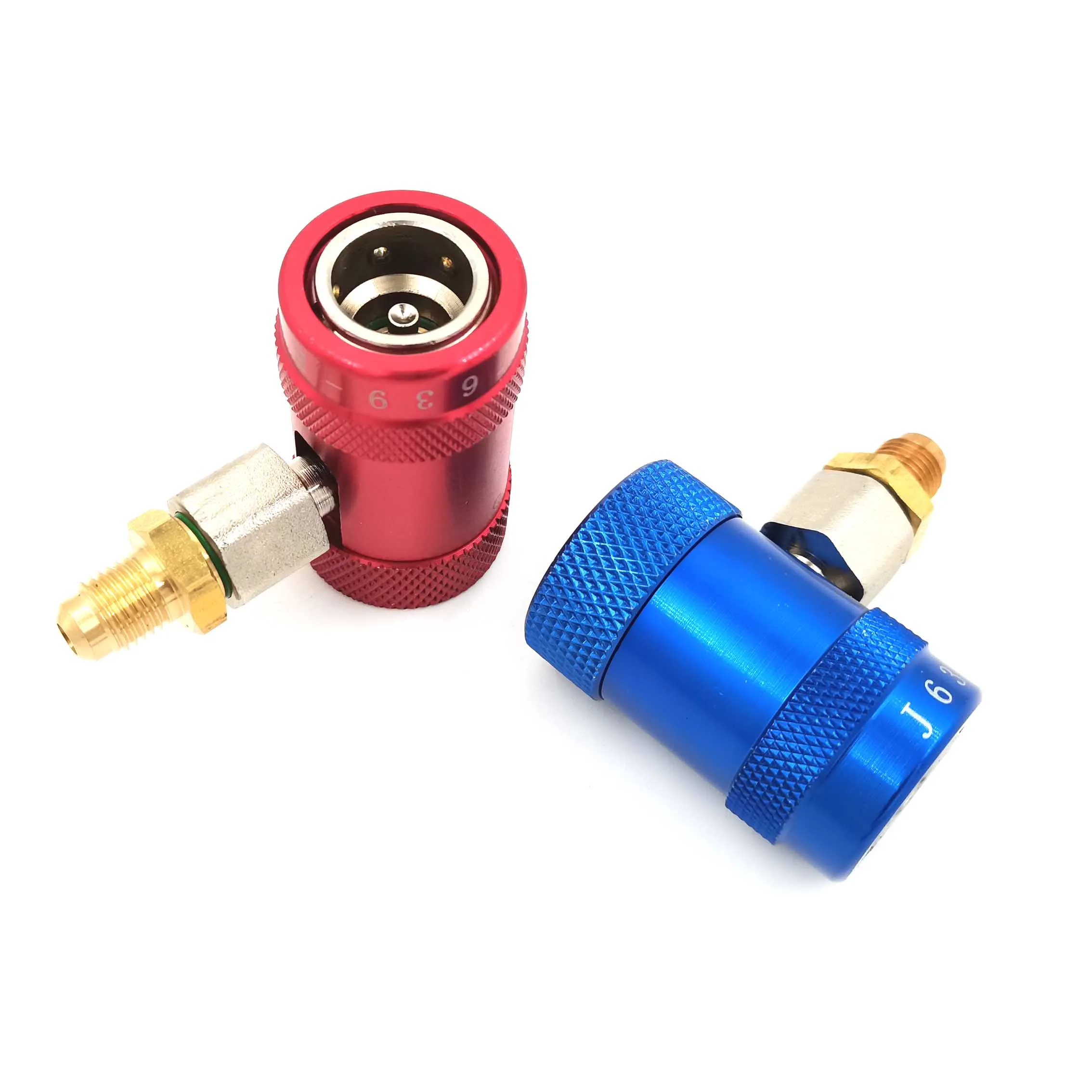 (1 pair) High Quality Car Air Conditioning Refrigerant Filling Tools For R-1234yf Quick Coupler Set For Porsche Land Rover
(1 pair) High Quality Car Air Conditioning Refrigerant Filling Tools For R-1234yf Quick Coupler Set For Porsche Land Rover