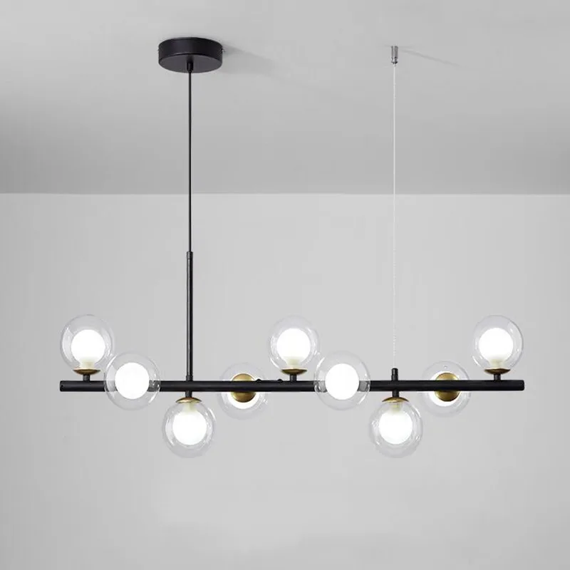 Nordic LED Chandelier for Kitchen Living Dining Room Hall 11 Heads Glass Ball Hanging Pendant Lamp Indoor Lighting Decor Fixture
Nordic LED Chandelier for Kitchen Living Dining Room Hall 11 Heads Glass Ball Hanging Pendant Lamp Indoor Lighting Decor Fixture