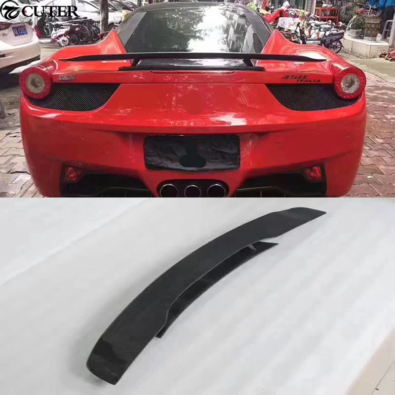 458 углеродное волокно комплект кузова автомобиля задний спойлер багажника губа крыло для Ferrari 458
458 углеродное волокно комплект кузова автомобиля задний спойлер багажника губа крыло для Ferrari 458
