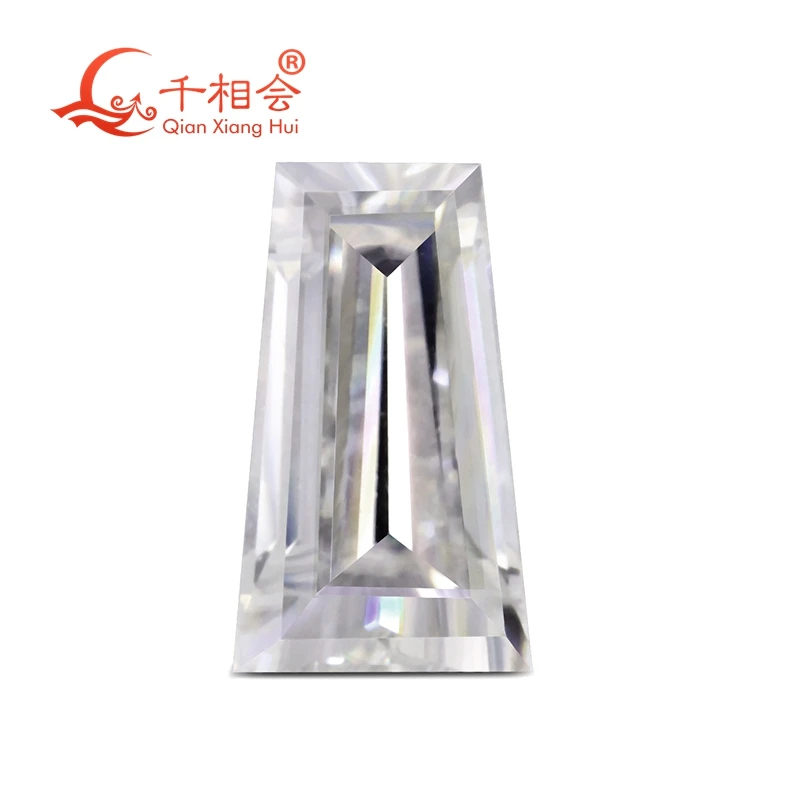white color white trapezoid shape dia mond cut moissanites loose gem stone for jewelry making
white color white trapezoid shape dia mond cut moissanites loose gem stone for jewelry making