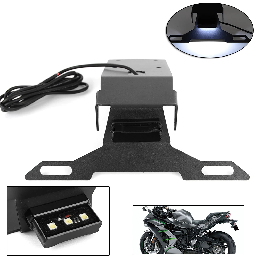 For KAWASAKI Ninja H2 SX H2-SX 2019 2020 2021 Rear License Plate Holder Bracket Mount Motorcycle Accessories
For KAWASAKI Ninja H2 SX H2-SX 2019 2020 2021 Rear License Plate Holder Bracket Mount Motorcycle Accessories