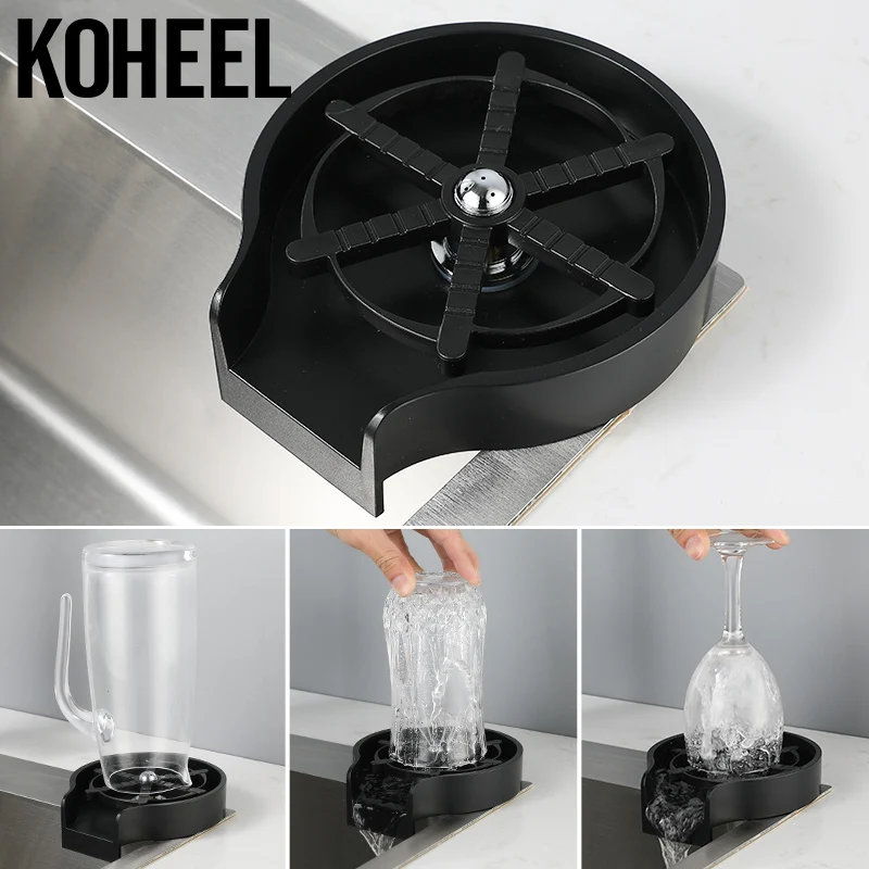 KOHEEL Automatic Cup Washer Bar Glass Rinser Coffee Pitcher Washer Cup Tool Kitchen Kitchen &Gadgets Specialty Tools Easy Use
KOHEEL Automatic Cup Washer Bar Glass Rinser Coffee Pitcher Washer Cup Tool Kitchen Kitchen &Gadgets Specialty Tools Easy Use