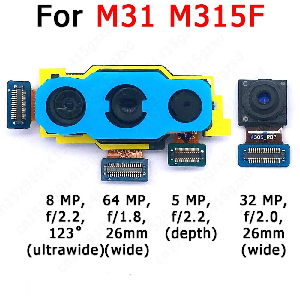 Rear Front Camera For Samsung Galaxy M31 M315 Facing Small Back Frontal Selfie Camera Module Replacement Spare Parts
Rear Front Camera For Samsung Galaxy M31 M315 Facing Small Back Frontal Selfie Camera Module Replacement Spare Parts