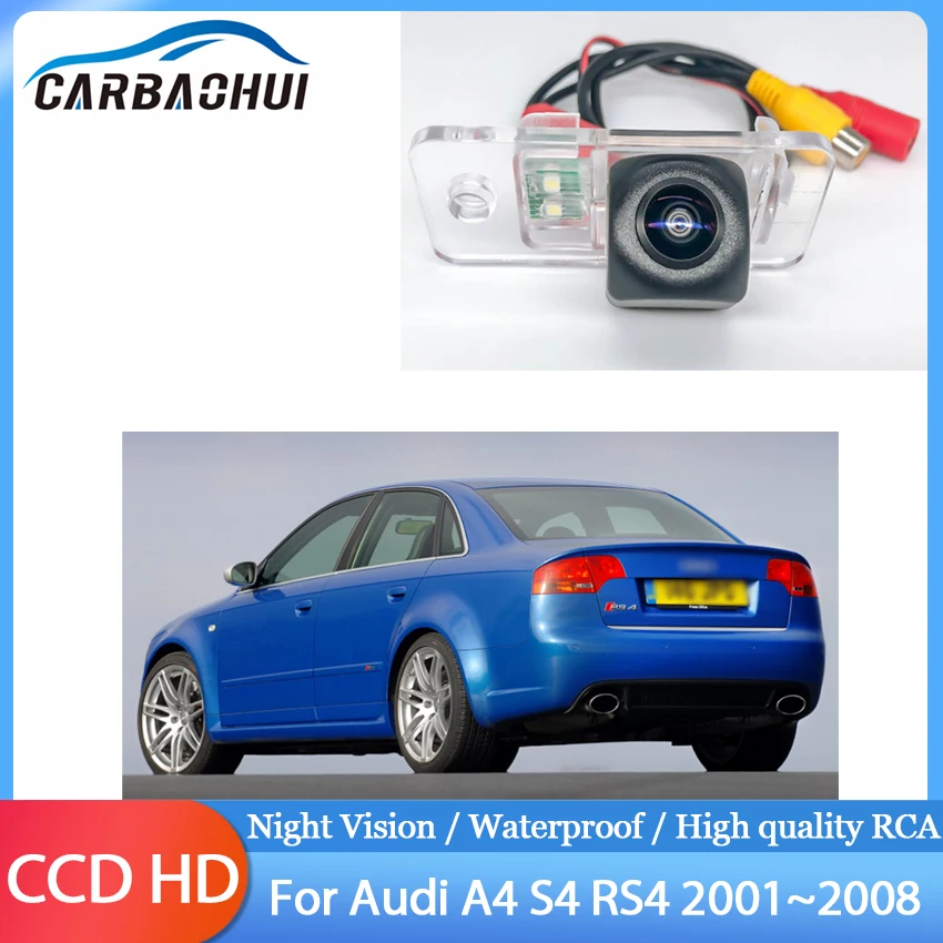Car HD Rear View Reverse Parking Assistance Camera 170 Degree Night Vision For Audi A4 S4 RS4 2001~2003 2004 2005 2006 2007 2008
Car HD Rear View Reverse Parking Assistance Camera 170 Degree Night Vision For Audi A4 S4 RS4 2001~2003 2004 2005 2006 2007 2008