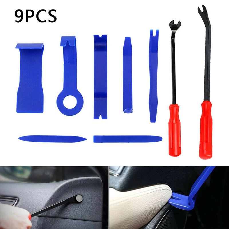 Car Removal Tool + 9pcs/set Portable Vehicle Car Panel Audio Trim Removal Tool Set Kit Practical Car Repairing Hand Tools
Car Removal Tool + 9pcs/set Portable Vehicle Car Panel Audio Trim Removal Tool Set Kit Practical Car Repairing Hand Tools