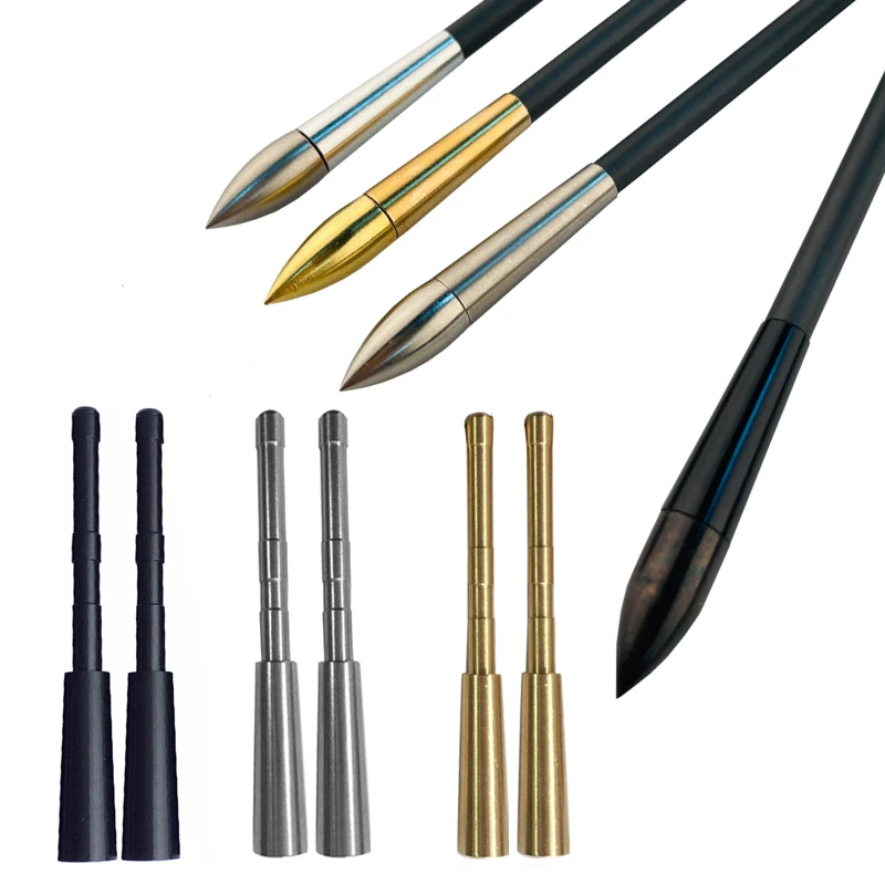 Aluminium Arrow Insert Connect Broadheads, Fit ID4.2mm Shaft, Compound Bow Hunting Shooting, 38, 39, 43, 120, 125GR, 12Pcs
Aluminium Arrow Insert Connect Broadheads, Fit ID4.2mm Shaft, Compound Bow Hunting Shooting, 38, 39, 43, 120, 125GR, 12Pcs