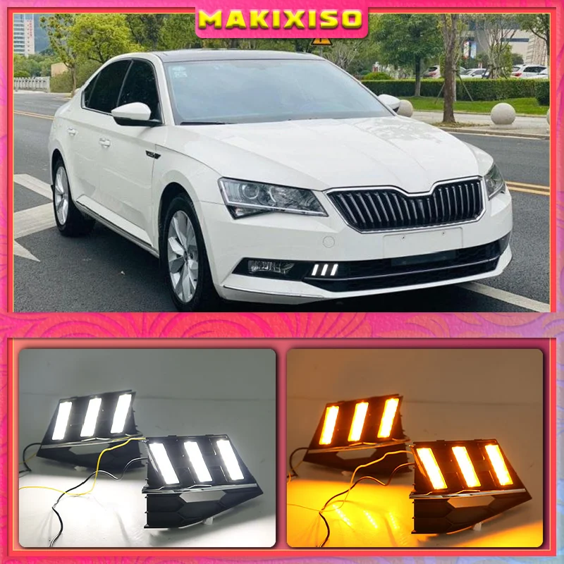 1 комплект для SKODA SUPERB 2016-2018 12 В ABS светодиодный ные DRL дневные ходовые огни, противотуманная фара, чехол, Стайлинг автомобиля
1 комплект для SKODA SUPERB 2016-2018 12 В ABS светодиодный ные DRL дневные ходовые огни, противотуманная фара, чехол, Стайлинг автомобиля