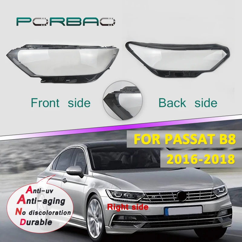 Transparent Lampshade Headlight Lens Cover for Passat B8 PC 2016 2017 2018 4Dors Headlamp Clear Shell Auto Replacement Parts DIY
Transparent Lampshade Headlight Lens Cover for Passat B8 PC 2016 2017 2018 4Dors Headlamp Clear Shell Auto Replacement Parts DIY