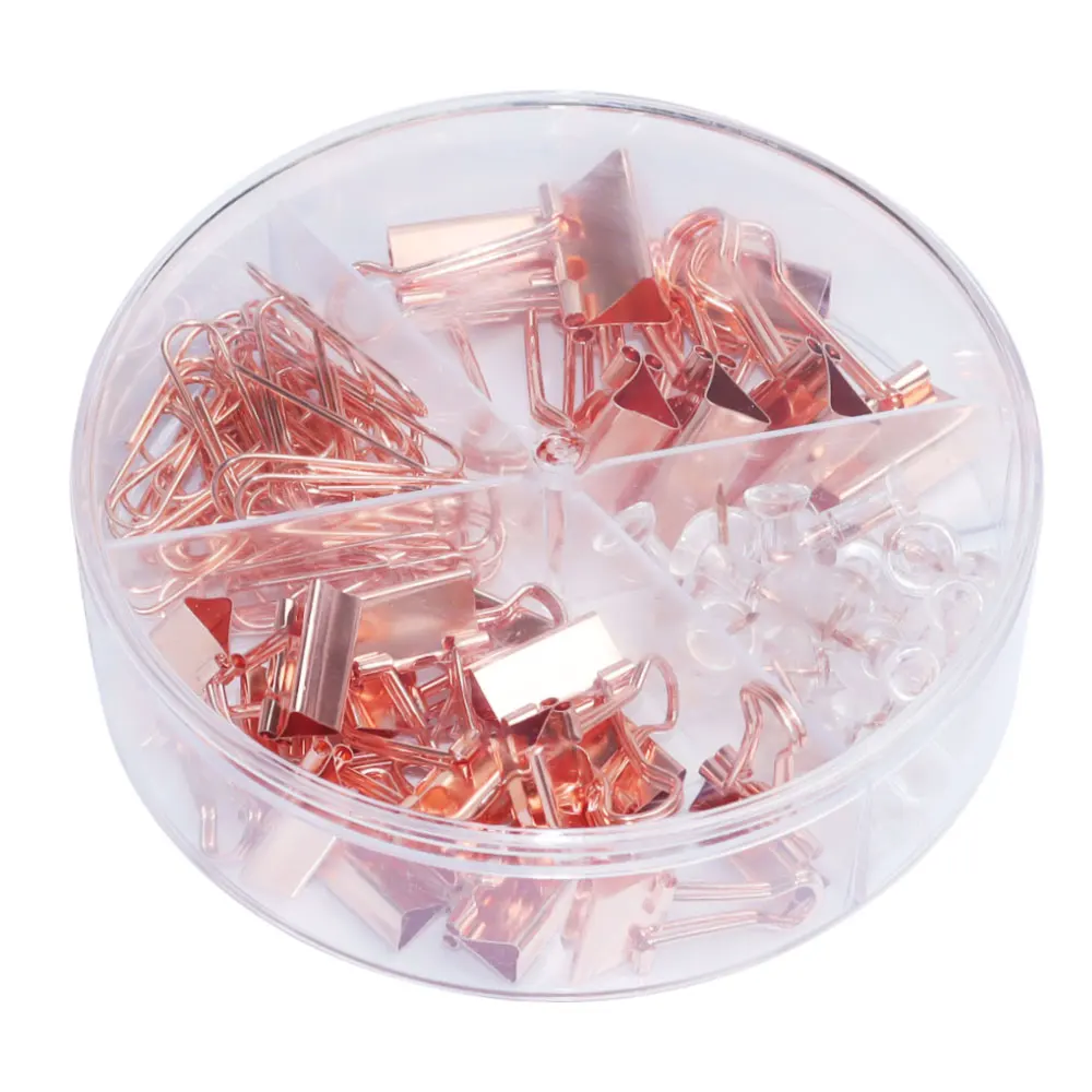 Desk Accessorries Organizer Rose Gold And Gold Thumb Tacks Paper Clip Binder Clips Push Pins Set
Desk Accessorries Organizer Rose Gold And Gold Thumb Tacks Paper Clip Binder Clips Push Pins Set