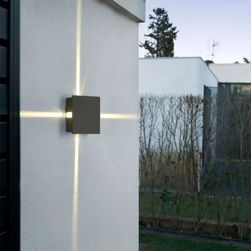 Square 12W LED Indoor/Outdoor Light Fixture Wall Sconces Lamp Crosslight Aisle Garden
Square 12W LED Indoor/Outdoor Light Fixture Wall Sconces Lamp Crosslight Aisle Garden