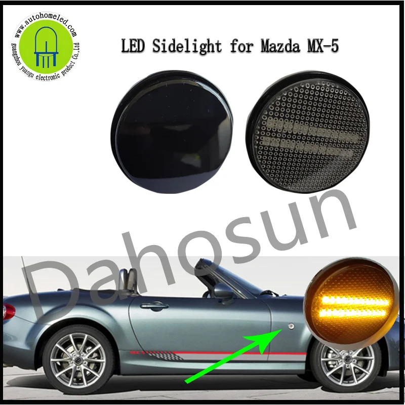 2x Dynamic Car LED Side marker Light Sequential Blinker lamp Indicator blinker For Mazda MX5 MX-5 MK1 MK2 MK3 1989 1999 00-15
2x Dynamic Car LED Side marker Light Sequential Blinker lamp Indicator blinker For Mazda MX5 MX-5 MK1 MK2 MK3 1989 1999 00-15