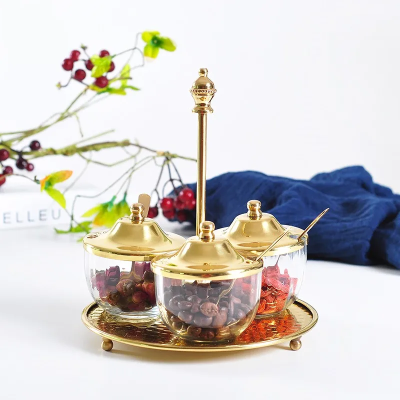 Spice jar Desktop ornaments Seasoning storage tank Kitchenware Desktop storage Home storage artifact Brass handmade Convenient
Spice jar Desktop ornaments Seasoning storage tank Kitchenware Desktop storage Home storage artifact Brass handmade Convenient