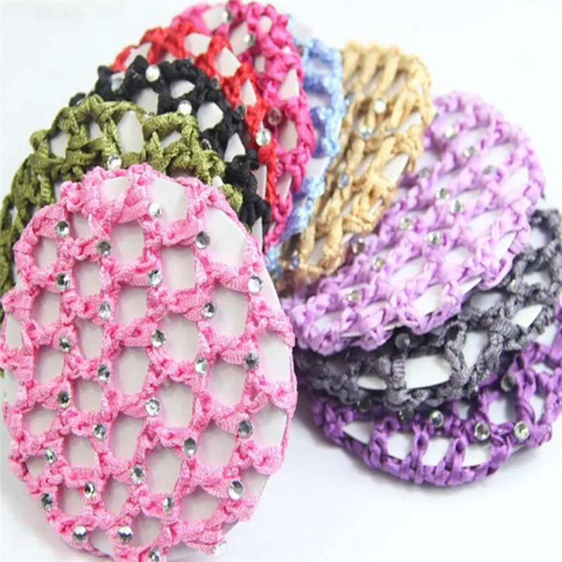 Girls Women Bun Cover Snood Hair Net Ballet Dance Skating Crochet Chic Rhinestone Hair Styling Accessor
Girls Women Bun Cover Snood Hair Net Ballet Dance Skating Crochet Chic Rhinestone Hair Styling Accessor