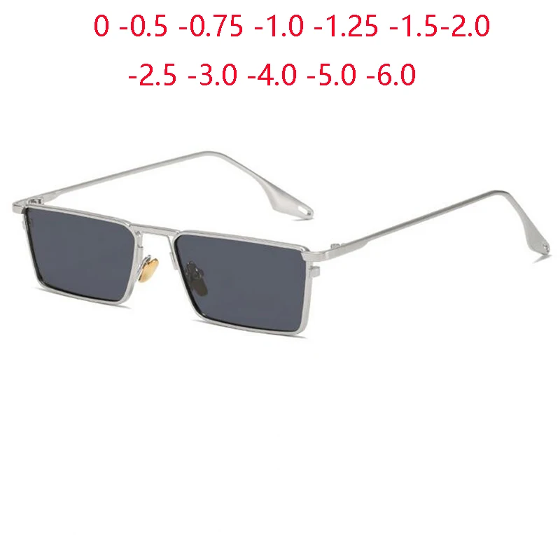Prescription 0 -0.5 -0.75 To -6.0 Small Frame Square Nearsighted Sunglasses Men Polarized Women Metal Short-sight Sun Glasses
Prescription 0 -0.5 -0.75 To -6.0 Small Frame Square Nearsighted Sunglasses Men Polarized Women Metal Short-sight Sun Glasses