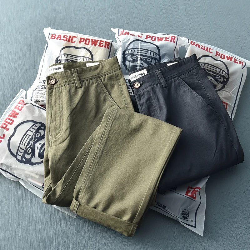2021 New Japanese Retro Twill Woven Pants Men's Fashion Pure Cotton Washed Old Slim Straight Elastic Business Casual Trouser
2021 New Japanese Retro Twill Woven Pants Men's Fashion Pure Cotton Washed Old Slim Straight Elastic Business Casual Trouser