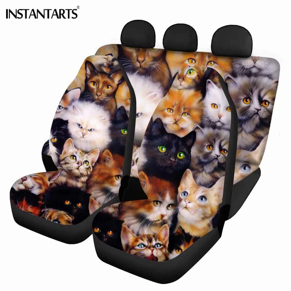 3D Animal Printing Full Set Car Seat Covers fit Most Cars Cute Cat Pets Pattern Vehicle Seat Covers Front/Back Seat Breathable
3D Animal Printing Full Set Car Seat Covers fit Most Cars Cute Cat Pets Pattern Vehicle Seat Covers Front/Back Seat Breathable