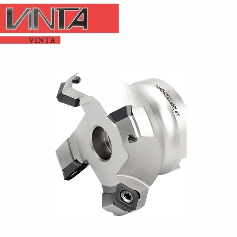 CNC Face Milling Cutter CNC Machining Center Milling Machine Plane 45 ° Rigid Cutter KM12 / 50/63/80 KM12-50-22 alloy steel
CNC Face Milling Cutter CNC Machining Center Milling Machine Plane 45 ° Rigid Cutter KM12 / 50/63/80 KM12-50-22 alloy steel
