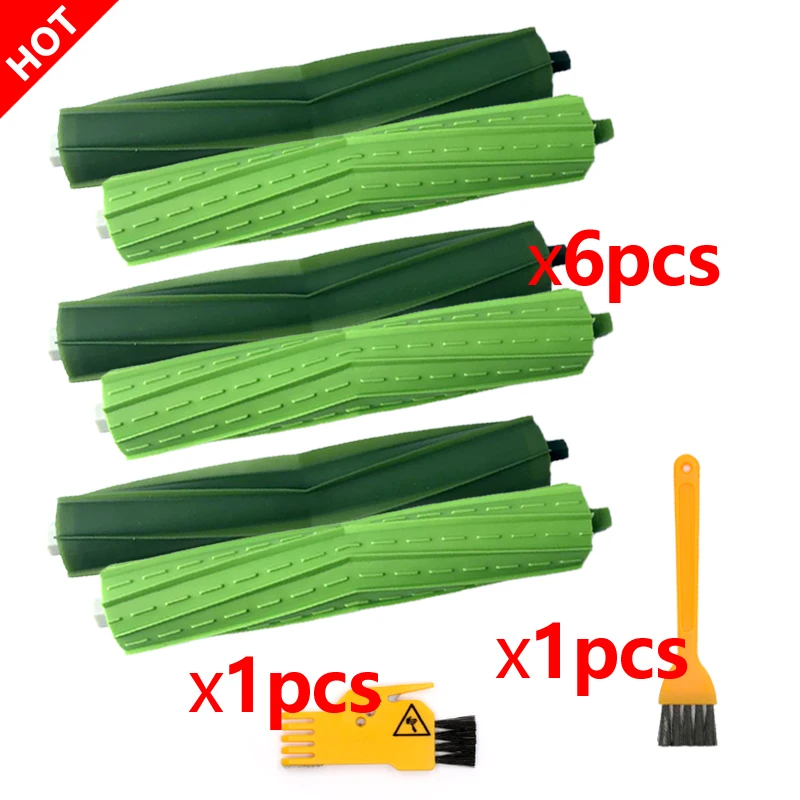 Compatible For iRobot Roomba i3 i7 E5 E6 I Series Main Roller Rubber Brush Replacement Spare Parts Accessories
Compatible For iRobot Roomba i3 i7 E5 E6 I Series Main Roller Rubber Brush Replacement Spare Parts Accessories