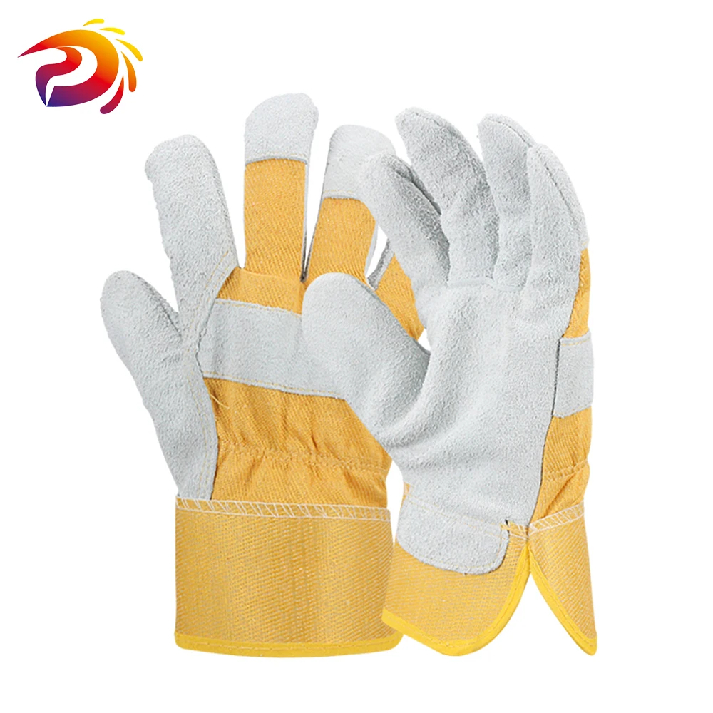 Cheap Split leather Working Glove Rubber Cuff Safety Wears Work Glove 2 Pairs/lot
Cheap Split leather Working Glove Rubber Cuff Safety Wears Work Glove 2 Pairs/lot