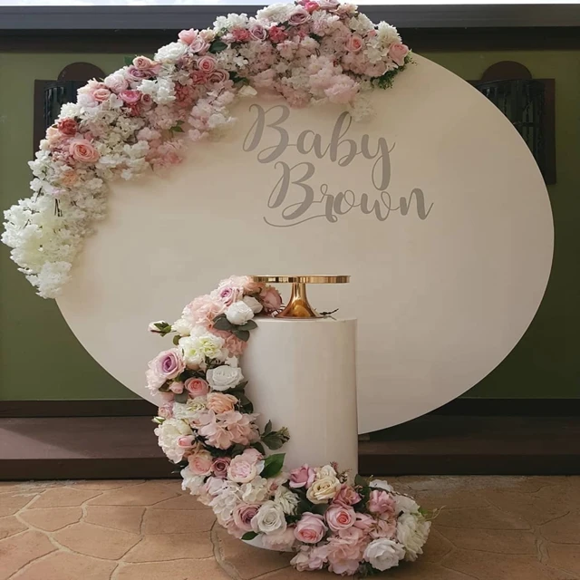 1pcs big circle and 1pcs round )1.2 Diameter Round Wedding Decoration mental Wedding Backdrop for baby shower yudao240
1pcs big circle and 1pcs round )1.2 Diameter Round Wedding Decoration mental Wedding Backdrop for baby shower yudao240