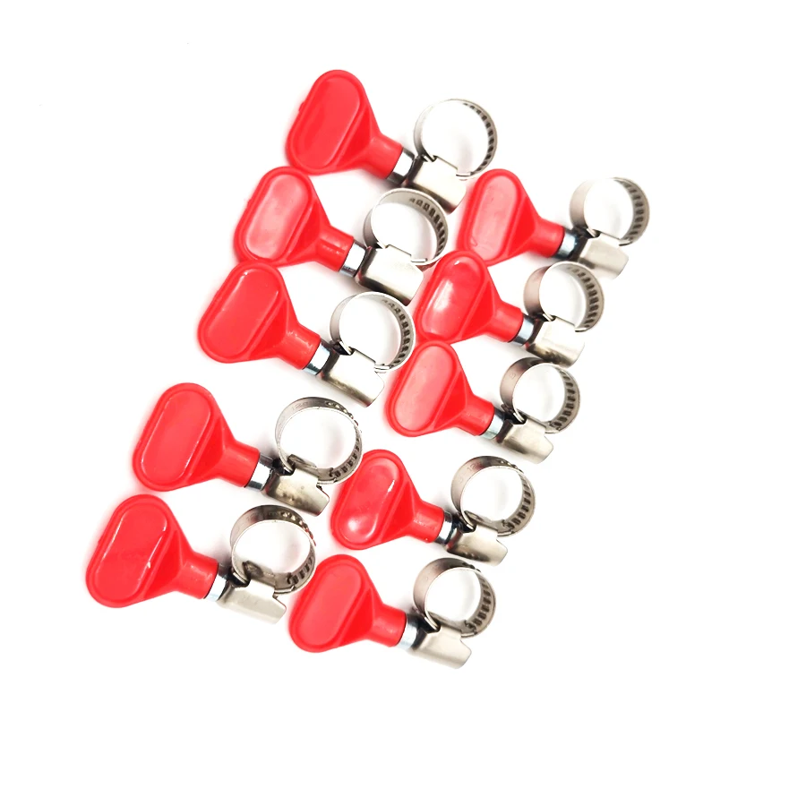 10 pcs/lot Car Butterfly Hose Clamp Stainless Steel 304 8-12mm OD Tubing Home Brewing
10 pcs/lot Car Butterfly Hose Clamp Stainless Steel 304 8-12mm OD Tubing Home Brewing